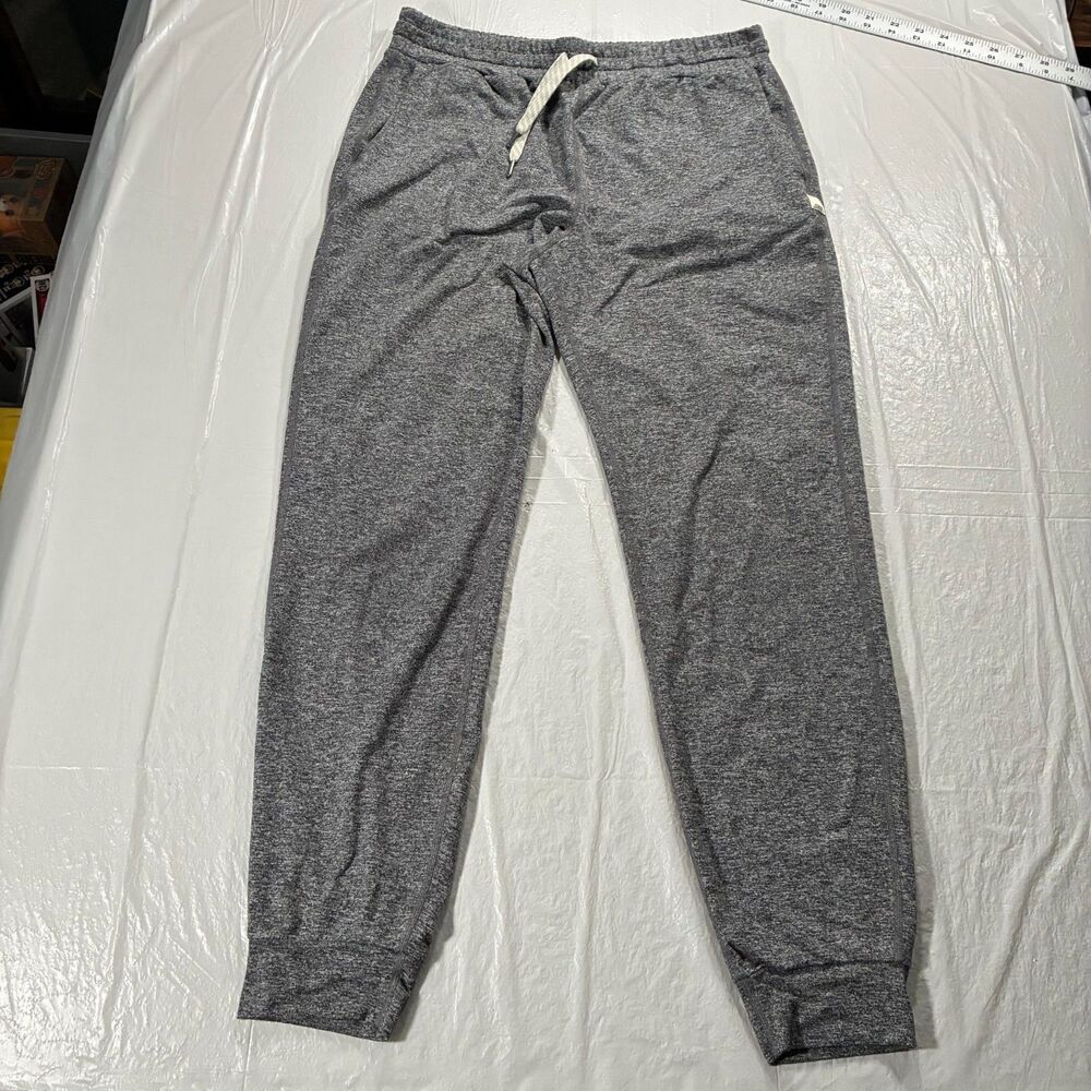 Vuori Performance Joggers Pants VW303 DreamKnit Sz Small Heathered Gray